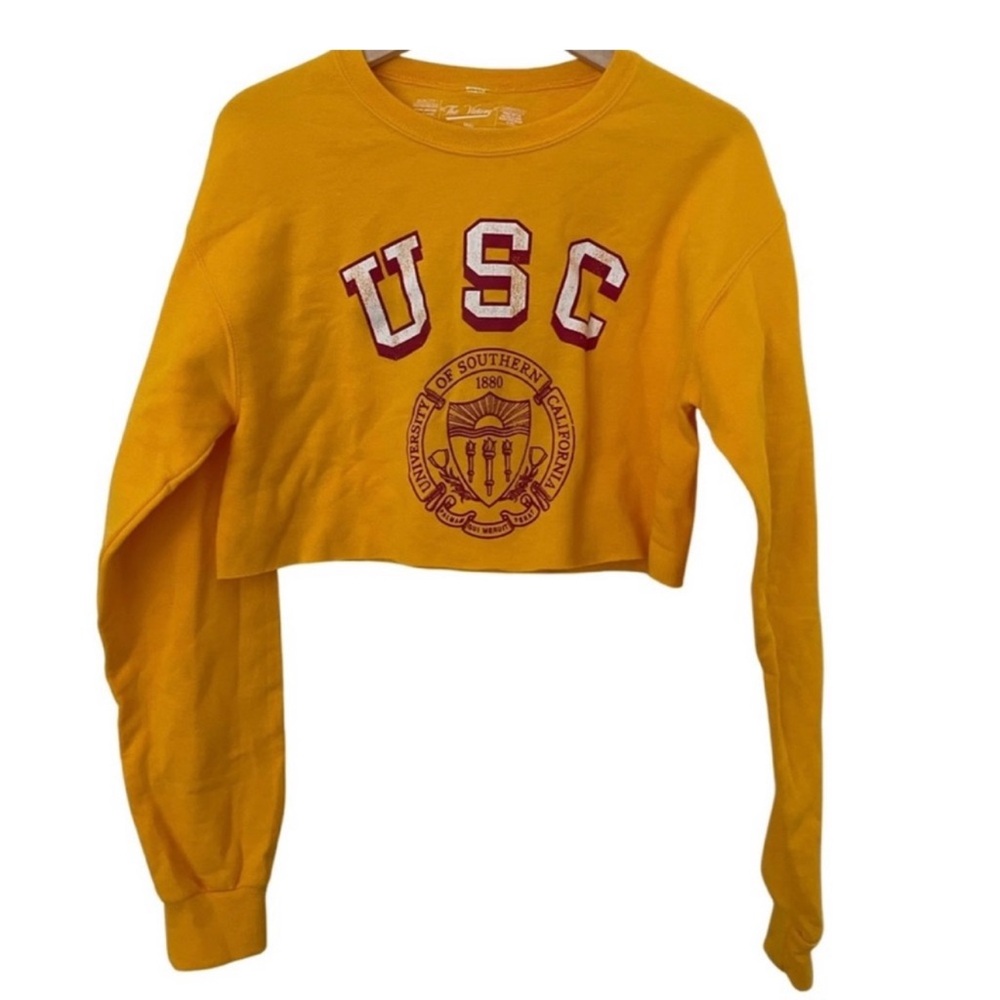 USC Trojans cropped sweatshirt medium new with tags